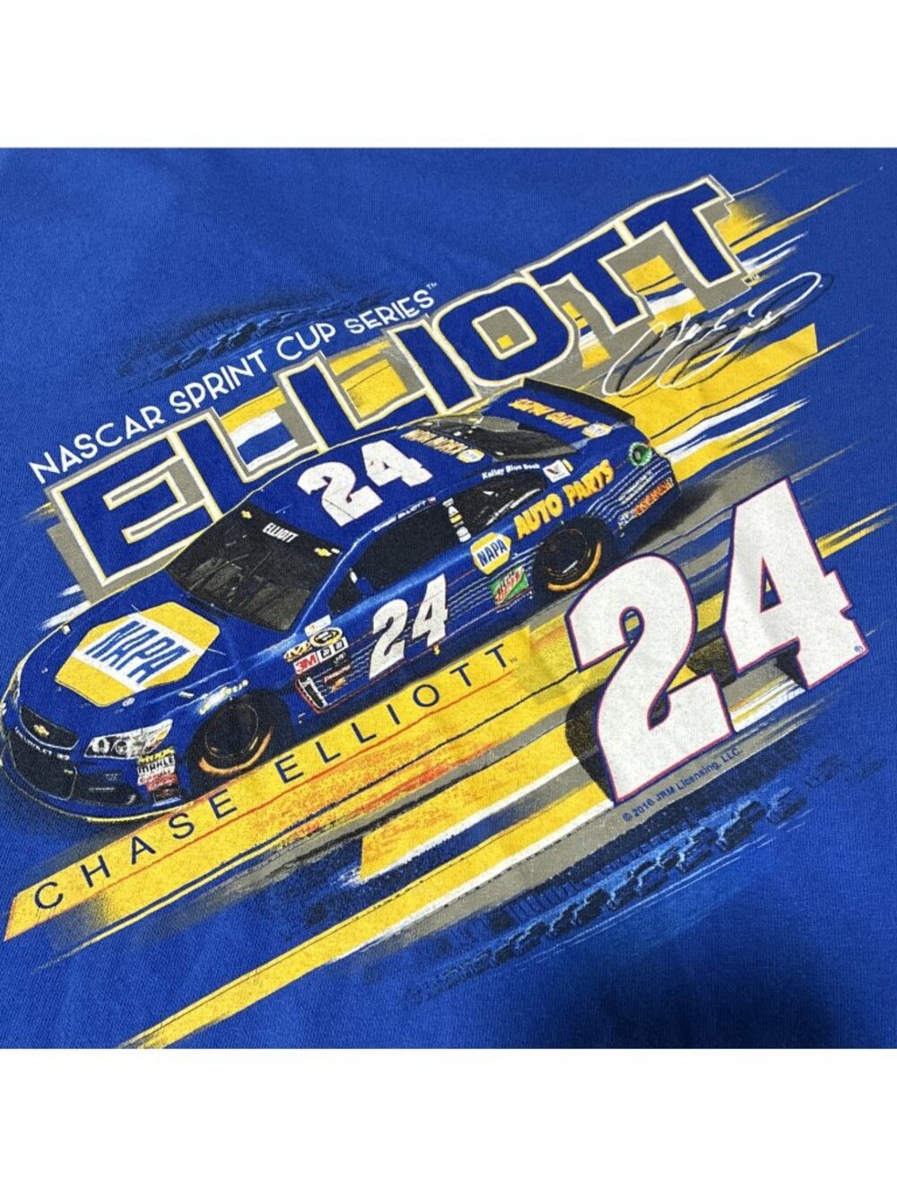 NASCAR  Chase Elliott #24 XXL Rookie Season V-Neck Shirt Licensed Fanatics 2016